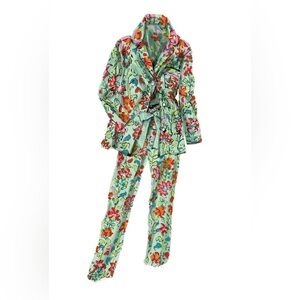 J. Peterman Provocative Print Pajama Set, XXL, new in bag